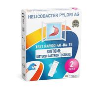 TEST HELICOBACTER PYLORI Adeste - Rapido Fai da Te per la Rilevazione Qualitativa degli Antigeni H.Pylori In Campioni di Feci Umane, Confezione da 2 Test