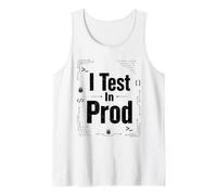 Test in Prod Software Developer Prod Programmazione Devops Divertente Canotta