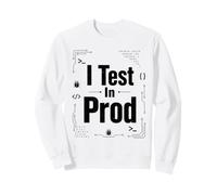 Test in Prod Software Developer Prod Programmazione Devops Divertente Felpa