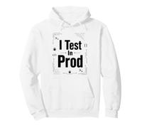 Test in Prod Software Developer Prod Programmazione Devops Divertente Felpa con Cappuccio