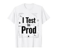 Test in Prod Software Developer Prod Programmazione Devops Divertente Maglietta