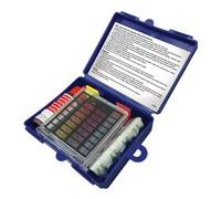 KIT ANALISI KOKIDO CONTROLLO ACQUA PISCINA PH (LIQUIDO) E CLORO (PASTICCHE DPD1)