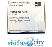 TEST KIT PISCINA REAGENTI PILLOLE PHENOL RED SCATOLA 250 PZ. LOVIBOND 14640