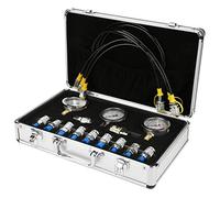 Test Kit pressione idraulica professionale calibro di escavatore idraulico con Testing punto aggancio e gauge Manometro Strumenti fai da te