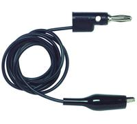 Test Lead, Clip Crocodile A Spina Banana 4mm, 60V, 5A, 914mm, Nero - 3220-36-0