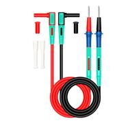 Test Leads - Pure Copper Core 122cm Silicone Handle Probe | Heat Resistant Precision Heavy Duty Voltage Tester | Universal Multimeter Pins for Electrical Automotive HVAC Circuit Repair Maintenance