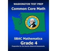 Test Master Pre WASHINGTON TEST PREP Common Core Math SBAC Mathemati (Tascabile)