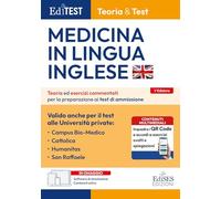 Test Medicina in inglese: manuale di teoria e test. Con espansione online. Con software di simulazione