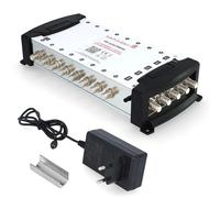 [ Test molto buono*] Dieci interruttori 5/16 per Quattro & Quad LNB, multiswitch per 1 satellite e 16 partecipanti (TV, ricevitore satellite), distributore digitale a matrice satellitare 4K, antenna a
