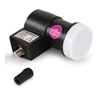[Test molto buono*] GSS Single LNB per parabola satellitare - per 1 partecipante, Digital 1x LNC con filtro LTE, ricezione Full HD 4K HDTV, per ricevitore satellitare, antenna satellitare, ricevitore