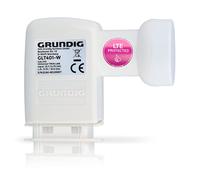 [Test molto buono*] GSS Twin LNB bianco per antenna satellitare digitale con filtro LTE - per 2 partecipanti, TV - 2 vie, 2 vie, Full HD, 4K, HDTV, 0,1 dB, satellite, protezione contro i