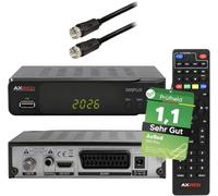 [ Test MOLTO BUONO, Note 1.1 *] AXRED S90 Plus HD ricevitore satellitare + cavo satellitare, con funzione di registrazione, compatibile HD, ricevitore satellitare digitale per parabola satellitare