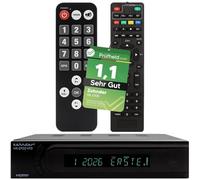 [ Test MOLTO BUONO, Note 1.1 *] Ricevitore DVBT2 HD 2700 VFD DVBC e ricevitore DVBT2 + telecomando per anziani, funzione di registrazione PVR, ricevitore DVB-C e ricevitore HDMI per DVB-T, ricevitore