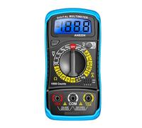 Test multifunzionale del cicalino del diodo triodo ad alta precisione del misuratore di corrente del multimetro digitale palmare(Blauw)