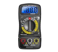 Test multifunzionale del cicalino del diodo triodo ad alta precisione del misuratore di corrente del multimetro digitale palmare(Noir)