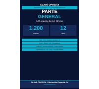 Test Oposición Educador Especial GV - Parte General: 1.200 preguntas tipo test con respuestas · 12 temas · Generalitat Valenciana
