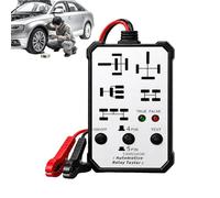 Test per Relè Auto - 12V 24V Integrated Indicator Lights Detector - Kit di Prova per Batteria e Alternatore,Per Verifica Auto Veicolo Camion Trattore SUV