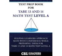 Test Prep Book For TABE 13 and 14 Math Test Level A (Tascabile)