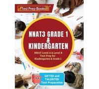 Test Prep Books NNAT3 Grade 1 & Kindergarten (Tascabile)