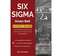 Test Prep Books Six Sigma Green Belt Study Guide (Copertina rigida)
