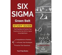 Test Prep Books Six Sigma Green Belt Study Guide (Copertina rigida)