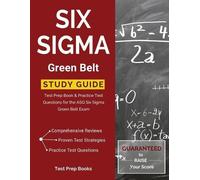 Test Prep Books Six SIGMA Green Belt Study Guide: Test Prep Book & P (Tascabile)