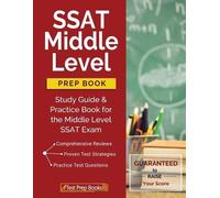 Test Prep Books SSAT Middle Level Prep Book: Study Guide & Practice (Tascabile)