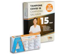 Test Rapido Antigenico COVID-19 (Salivare) per Auto-Test | Risultati in 15 Minuti | Confezione Singola | Certificato CE | Test Facile da Usare a Casa (20)