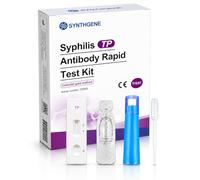 Test Sifilide Rapido Uomo Donna - Autotest Sifilide Sintetico per Rilevare Anticorpi Treponema Pallidum nel Sangue Capillare - Risultato in 10 Minuti - Test Affidabile e Facile da Usare a Casa