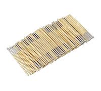 Test Sonde a Molla, 100 pz P100-E2 Diametro 1.5mm Conico Testa Conica per Puntali di Test e Elettronici