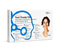 Test Tiroide TSH - Dosaggio per la Funzionalità Tiroidea - Diagnosi Ipotiroidismo - Test Rapido per la Tiroide - Kit Completo per Analisi a Casa - Risultati in 10 Minuti - Certificato CE
