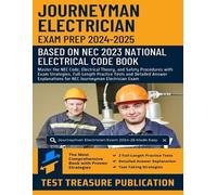 Test Treasure Publication Journeyman Electrician Exam Prep 2024-2025 (Tascabile)