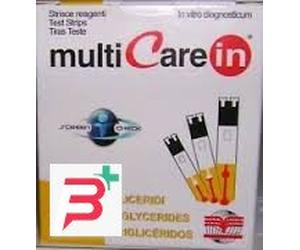 TEST TRIGLICERIDI MULTICARE IN STRISCE CON ASPIRAZIONE CAPIILLARE 5 PEZZI