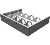 Test Tube Holder Compatible with API 4-Tube Water Testing Kit - Single Hand Use