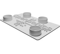 Test Tube Stand for API Aquarium Test Kit - 4 Tubes - Water Testing Equipment