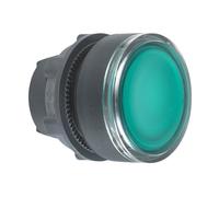 Testa a bottone autobloccante (testa piatta con luce), verde; ZB5AH033