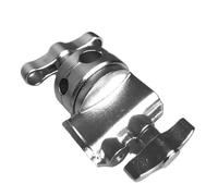 Testa a morsetto in metallo tipo C con supporto per luce di rotazione a 360 gradi per un fissaggio sicuro su varie superfici in fotografia supporto luce video