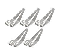 Testa a punta liscia per saldatore di plastica 1/3/5 pezzi per riparazione saldatura punto triangolo ferro Scrapper cruscotto paraurti auto(5pcs)