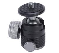 Testa a sfera compatta e mini con cuscinetto antiscivolo, angolo regolabile, in metallo, professionale, robusta e durevole, per fotocamera digitale,