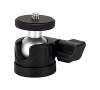 Testa a sfera con sgancio rapido 360 gradi adattatore treppiede panoramico compatibile per supporti luce testa a sfera in alluminio