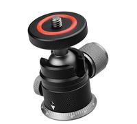 Testa a sfera in alluminio resistente a 360 gradi Panning Camera Mount Con 1/4 Vite Per DSLR Smartphone Capacità di Peso 7.000 libbre Testa a sfera in alluminio con manopola laterale