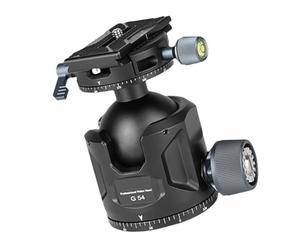 Testa a sfera In Lega di Alluminio Attenuazione Precisione Testa Sfera Piastra a sgancio Rapido Per Fotografia Professionale Sostituzione Rapida Testa A Sfera