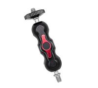 Testa a sfera Morsetto 1/4 "Filettatura Ball Mount Morsetto Rotabile Metallo Super per DSLR Camera Monitor Luce LED Microfono Metallo Fotografia Accessori