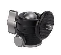 Testa a Sfera per Treppiede, Testa a Sfera per Treppiede con Foro per Vite da 3/8 Pollici Testa a Sfera Universale Girevole a 360 Gradi Adattatore per Montaggio su Treppiede per