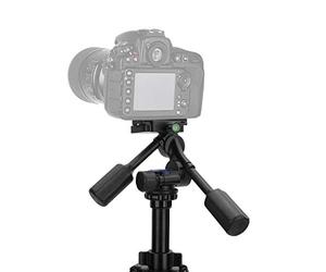 Testa a Sfera per Treppiede, Testa a Sfera per Treppiede con Smorzamento Idraulico Ad Alto Carico 3D a Doppia Impugnatura con Scala Orizzontale a 360 Gradi per Scattare Foto