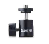 Testa a sfera per treppiedi, altezza 38 mm, per filettatura 1/4", Ø 20 mm, nero