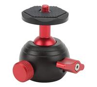 Testa a Sfera Portatile per Treppiede con Supporto per Fotocamera in Lega di Alluminio con Regolazione Flessibile per Fotocamera DSLR con Ripresa Panoramica a 360° e Dimensioni