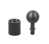 Testa a sfera professionale da 17 mm su convertitore filettato da 1/4 pollici adattatore di estensione per supporto per telefono montaggio treppiedi in alluminio Action Camera accessori treppiedi