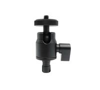 Testa a sfera PTZ in lega di alluminio per accessori fotografici Compatibilità con treppiede e testa a sfera regolabile PTZ nero/grigio palmare