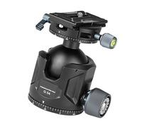 Testa a sfera smorzata a basso profilo da 54 mm per una maggiore stabilità e testa a sfera per fotocamera con rotazione a 360 gradi